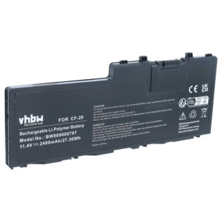 Batteria per Panasonic Toughbook CF-20 / Toughbook FZ-A / Toughpad FZ-A, CF-VZSU0QQ, 2400 mAh Batteria per Panasonic Toughbook CF-20 / Toughbook FZ-A / Toughpad FZ-A, CF-VZSU0QQ, 2400 mAh