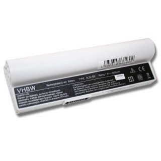 Batteria per Asus Eee PC 900A / 900HA / 900HD, bianca, 4400 mAh
