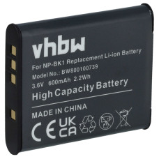 Batteria NP-BK1 per Sony CyberShot DSC-S750 / DSC-S950 / DSC-W370, 600 mAh