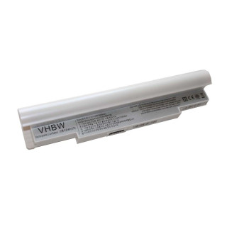 Batteria per Samsung NC10 / NC20 / N120 / N140, bianca, 4400 mAh