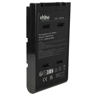 Batteria per Toshiba DynaBook Satellite J60 / K10 / Qosmio E10 / F10 / Tecra A1 / A8, 4400 mAh