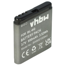 Batteria per Nokia 6700, BL-6Q, 750 mAh
