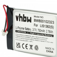 Batteria per Sony Portable Reader PRS-500 / PRS-505 / PRS-700, 750 mAh