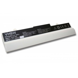 Batteria per Asus Eee PC 1001 / 1001H, bianca, 4400 mAh