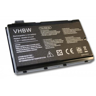 Batteria per Fujitsu Siemens Amilo PI3525 / PI3540, nero, 4400 mAh