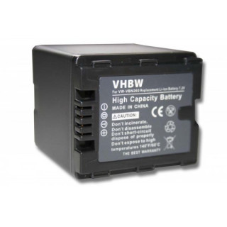 Batteria VW-VBN130 / VW-VBN260 / VW-VBN390 per Panasonic HC-X800 / HC-X900 / HDC-SD800, 2200 mAh