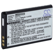 Batteria per Midland XTC300 / XTC350, 1100 mAh