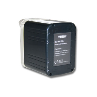 Batteria per Makita 2420 / 2430 / BH2420 / BH2430, 24 V, 1.5 Ah