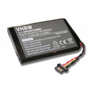 Batteria per TomTom Go 940, 1100 mAh