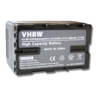 Batteria BP-U60 per Sony PMW-EX1 / PMW-100 / PXW-X160, 2600 mAh Batteria BP-U60 per Sony PMW-EX1 / PMW-100 / PXW-X160, 2600 mAh