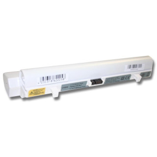 Batteria per Lenovo IdeaPad S10-2, bianca, 6600 mAh