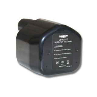 Batteria per Hitachi EB1224 / EB12B / EB12G, 12 V, 3.3 Ah