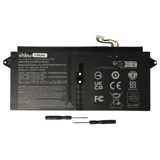 Batteria per Acer Aspire S7-391, AP12F3J, 4650 mAh