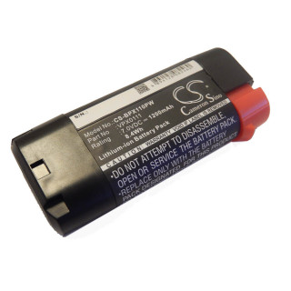 Batteria per Black & Decker VPX1101 / VPX1201 / VPX1301, 7 V, 1.2 Ah