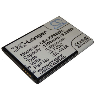 Batteria per LG Optimus L40 / D160 / K2 / P940 / Prada 3.0, 1700 mAh