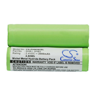 Batteria per Braun 4510 / Philips Norelco 7610X, 2000 mAh