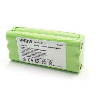 Batteria per Ecovacs Dibea ZN101 / Dirt Devil Libero, 2000 mAh
