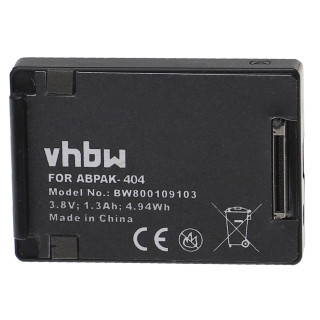 Batteria per GoPro Hero 3+ / Hero 4 Black, ABPAK-404, 1300 mAh