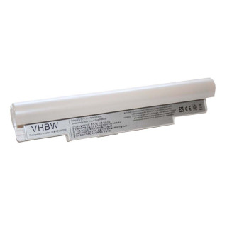 Batteria per Samsung NC10 / NC20 / N120 / N140, bianca, 6600 mAh