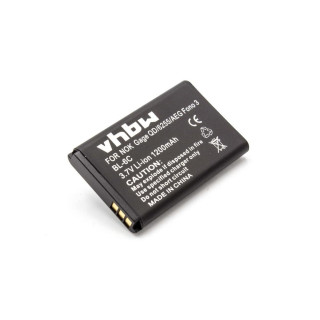 Batteria per Nokia 3230 / 6260 / E70 / N70, BL-6C, 1200 mAh