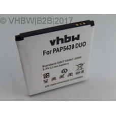 Batteria per Prestigio MultiPhone 5430 Duo, 2000 mAh
