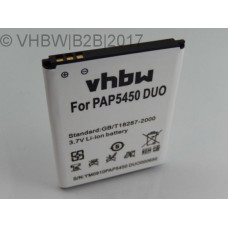 Batteria per Prestigio MultiPhone 5450 Duo, 1500 mAh