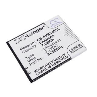 Batteria per Archos 50b Platinum, 1900 mAh