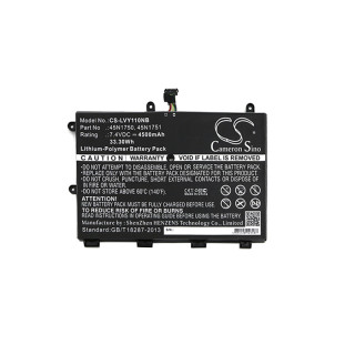 Batteria per Lenovo ThinkPad Yoga 11E ChromeBook, 3600 mAh