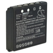 Batteria per HBC Radiomatic BA222060 / BA203060, nera,  700 mAh
