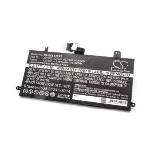 Batteria per Dell Latitude 12 5285 / 12 5289, 5200 mAh Batteria per Dell Latitude 12 5285 / 12 5289, 5200 mAh