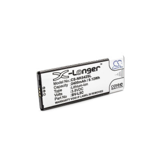 Batteria per Nokia Lumia 640 Dual SIM / 640 LTE, 2400 mAh