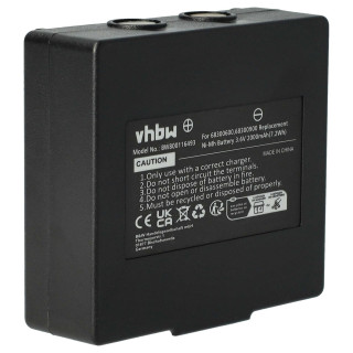 Batteria per Abitron Mini / Hetronic FBH300 / Komatsu FBH300, 68300600, 2000 mAh Batteria per Abitron Mini / Hetronic FBH300 / Komatsu FBH300, 68300600, 2000 mAh