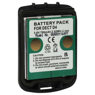 Batteria per Avaya DECT D4 / DECT FC4, 700 mAh