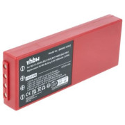 Batteria per HBC Radiomatic BA210040 / BA211060, rossa, 2000 mAh