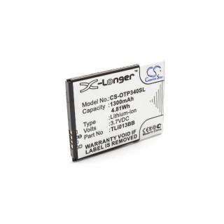 Batteria per Alcatel One Touch Pixi 3 4.0, 1300 mAh