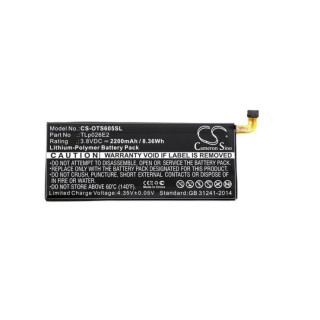 Batteria per Alcatel One Touch Idol 4, 2200 mAh