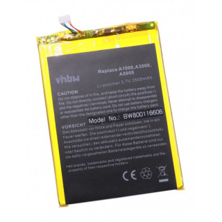Batteria per Lenovo IdeaTab A1010 / A3000 / A5000, 3500 mAh