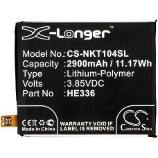 Batteria per Nokia 5 / 5.1 / 3.1, HE336, 2900 mAh Batteria per Nokia 5 / 5.1 / 3.1, HE336, 2900 mAh