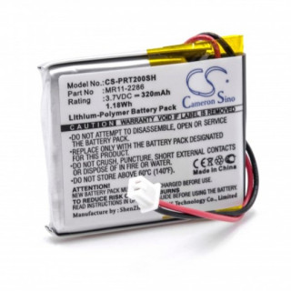 Batteria per Casio Smartwatch PRT-2GP, 320 mAh Batteria per Casio Smartwatch PRT-2GP, 320 mAh
