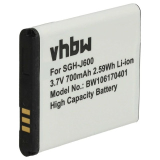 Batteria per Samsung SGH-J600 / SGH-L600 / SGH-M600, 700 mAh Batteria per Samsung SGH-J600 / SGH-L600 / SGH-M600, 700 mAh