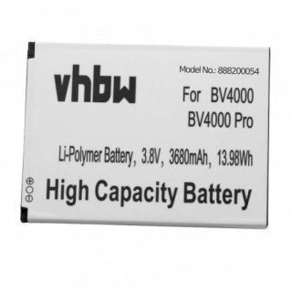 Batteria per Blackview BV4000 / BV4000 Pro, 3680 mAh