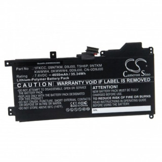 Batteria per Dell Latitude 7200, 4650 mAh