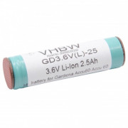 Batteria per Gardena Accu60, Li-Ion, 3.6 V, 2.5 Ah