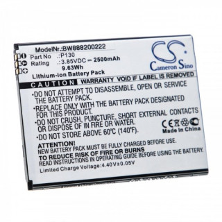 Batteria per Wiko View Go / P130, 2500 mAh