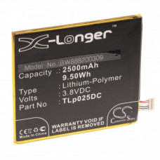 Batteria per Alcatel One Touch Pixi 4 6.0, 2500 mAh