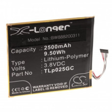 Batteria per Alcatel One Touch Pixi 4 7.0, 2500 mAh