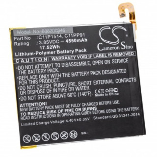 Batteria per Asus ZenPad 3 8.0 / Z8 / ZT581KL, 4550 mAh