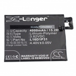 Batteria per Lenovo Phab 2 Pro, 4000 mAh Batteria per Lenovo Phab 2 Pro, 4000 mAh