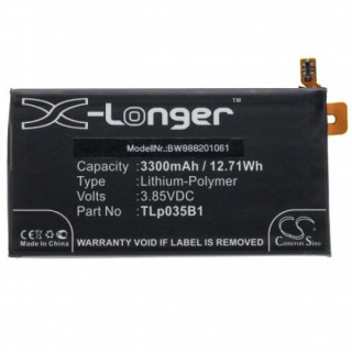 Batteria per Blackberry KEY2, 3300 mAh