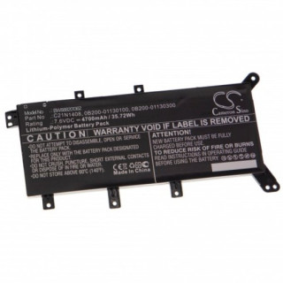 Batteria per Asus X555 / F555 / C21N1347, 4700 mAh
